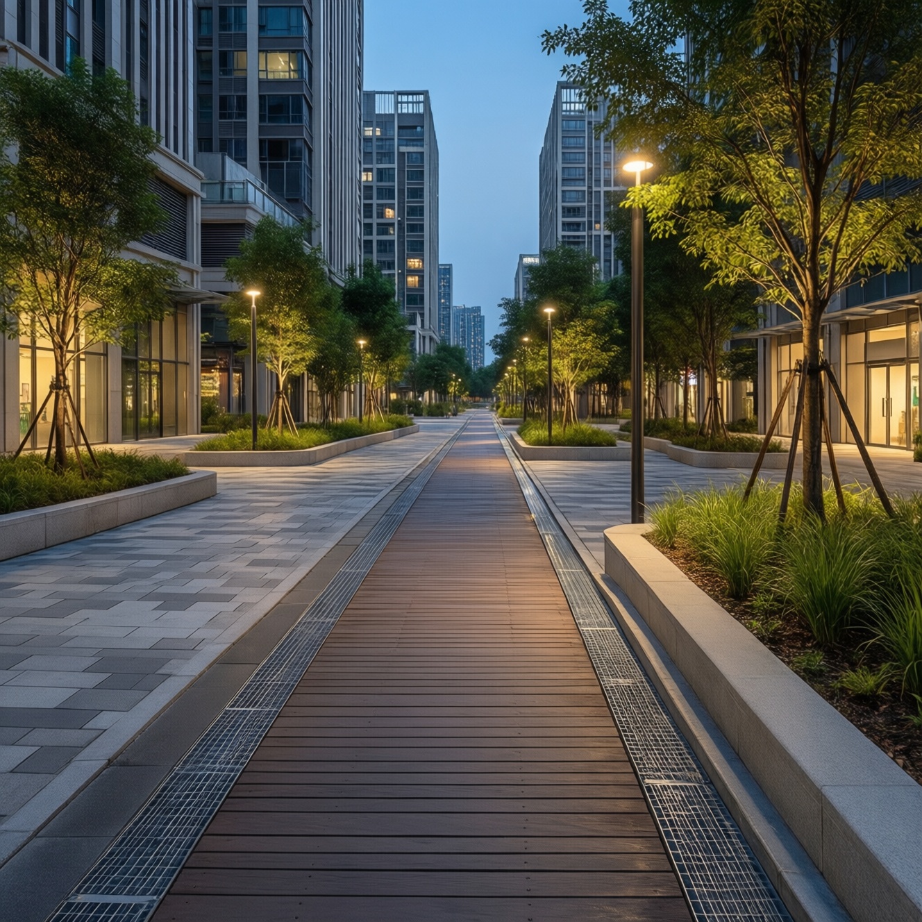 Городская среда: благоустройство дворов и парков, освещение и тротуары для общественных пространств