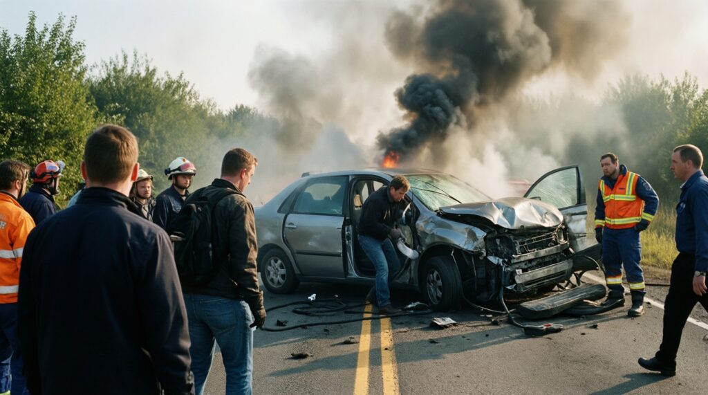 Происшествия дня: ДТП, пожары, ЧП и работа экстренных служб в двух регионах - иллюстрация