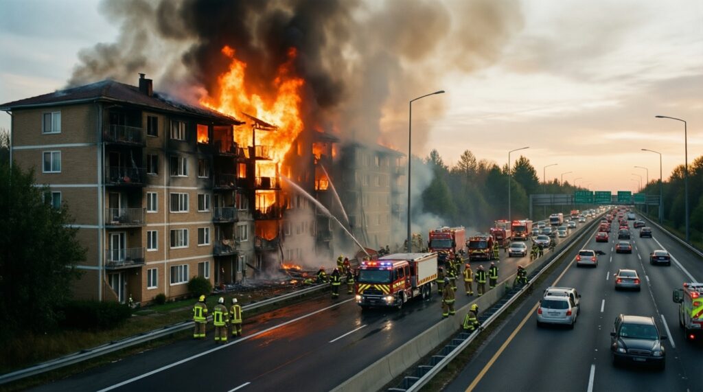 Происшествия дня: ДТП, пожары, ЧП и работа экстренных служб в двух регионах - иллюстрация