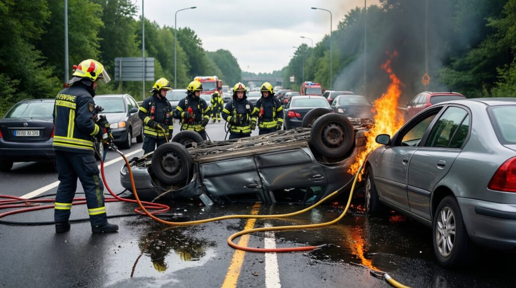 Происшествия дня: ДТП, пожары, ЧП и работа экстренных служб в двух регионах - иллюстрация