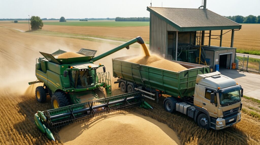 Сельское хозяйство: посевная/уборочная, поддержка фермеров, цены на продукцию и экспорт - иллюстрация