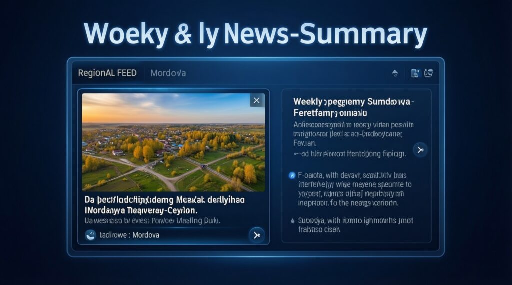 Итоги недели: главные события Мордовии и Брянской области, тренды и прогноз на следующую неделю - иллюстрация