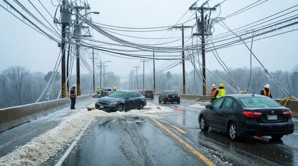 Погода и последствия: как стихия влияет на транспорт и коммунальные службы - иллюстрация