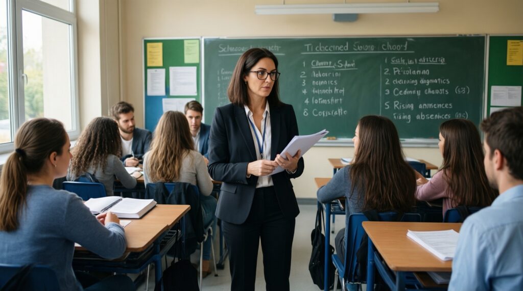 Образование: изменения в школах/вузах, ЕГЭ/ОГЭ, ремонты и питание - иллюстрация